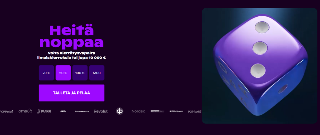 Noppa kasino etusivu